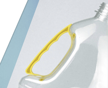 handle post mould for large size water packaging