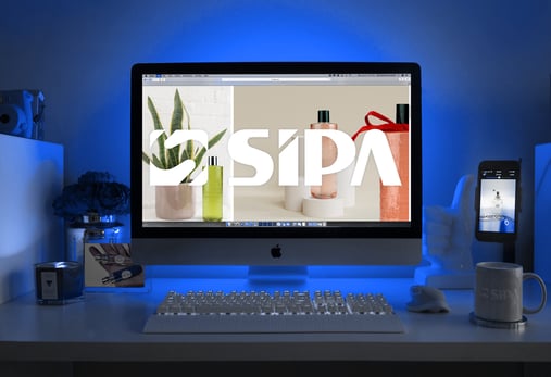 computer sipa led blu