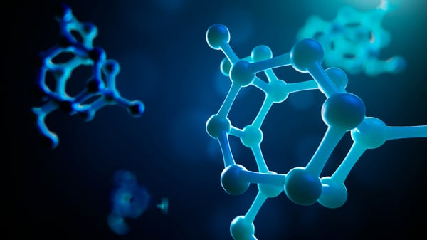 molecule of the material tritan