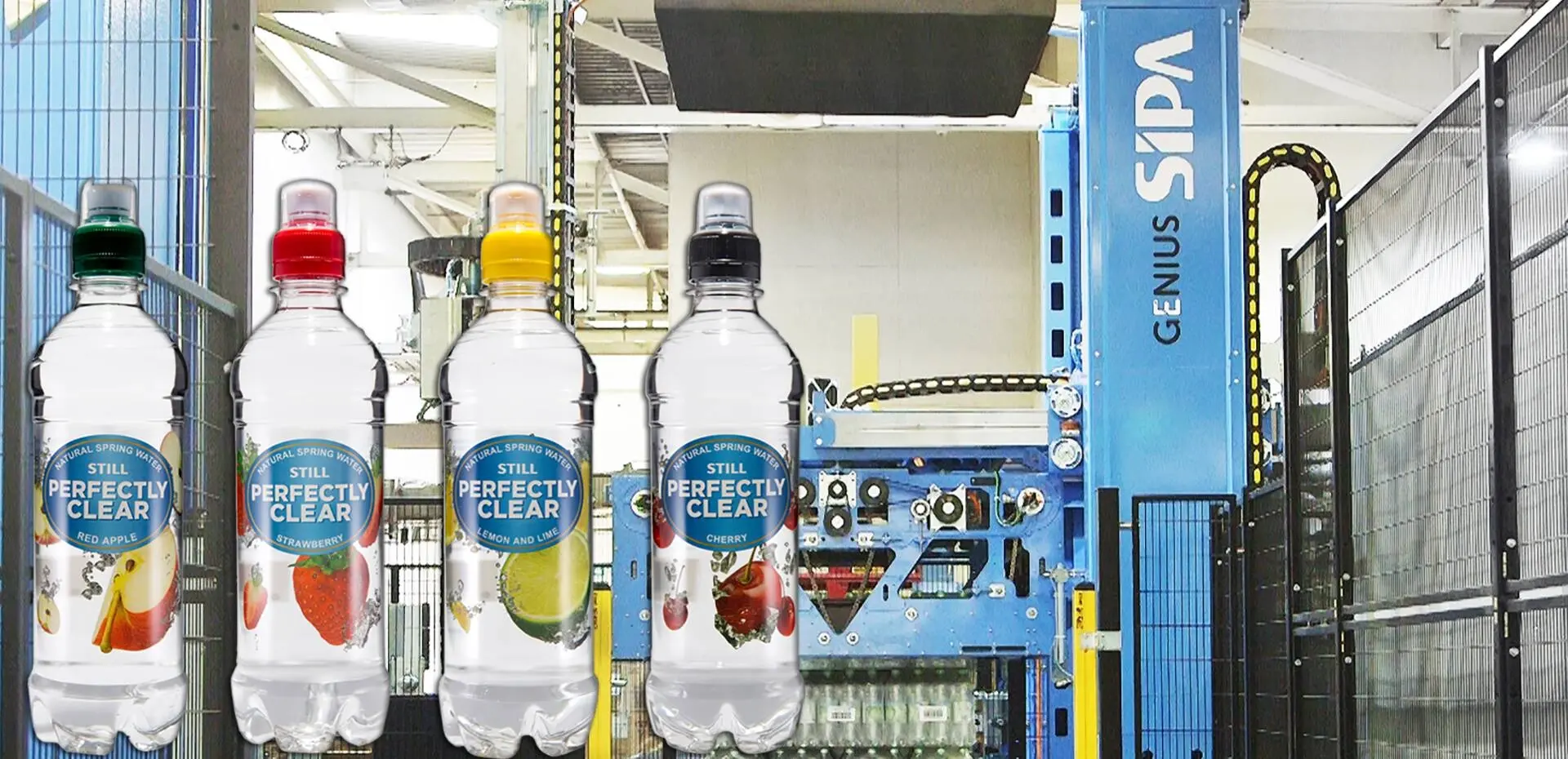 SIPA palletisation project, a clear success at Clearly Drinks