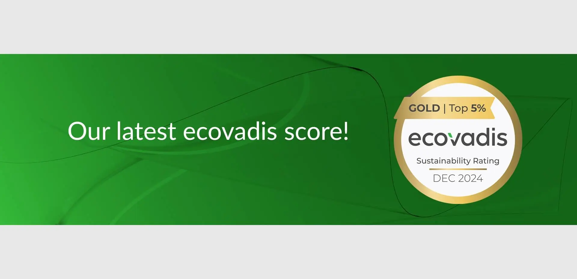 Celebrating our sustainability achievements: SIPA earns Gold Medal from Ecovadis
