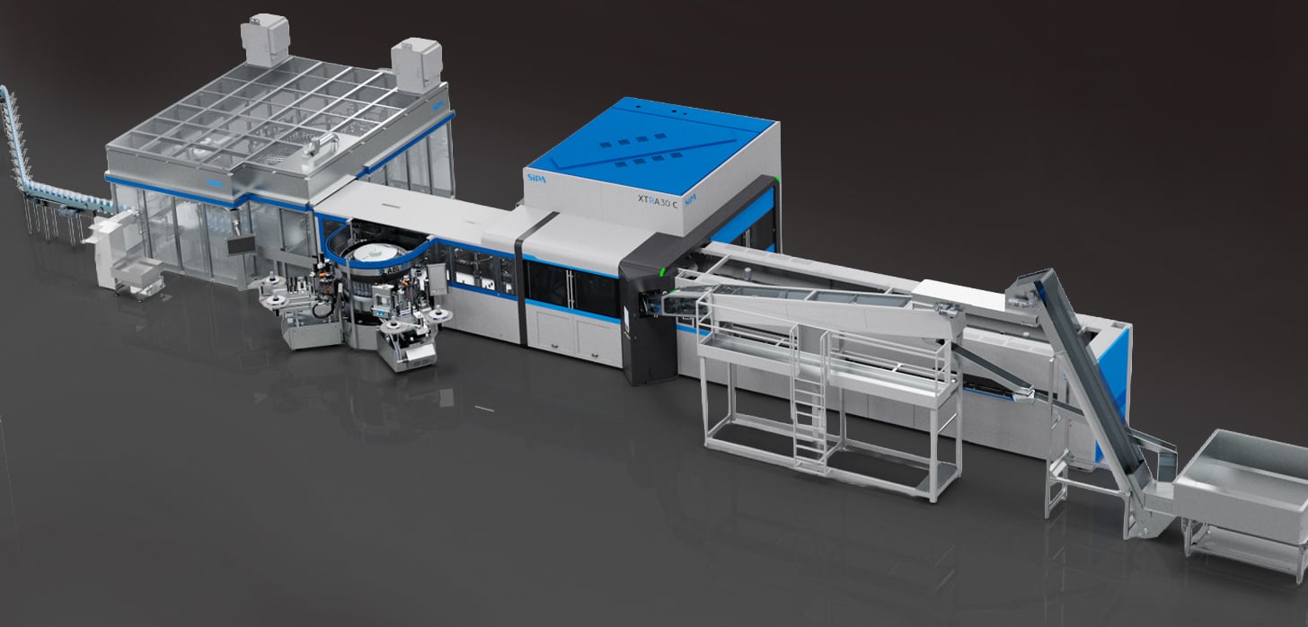 SIPA Sincro Tribloc: integrated power for PET bottling excellence