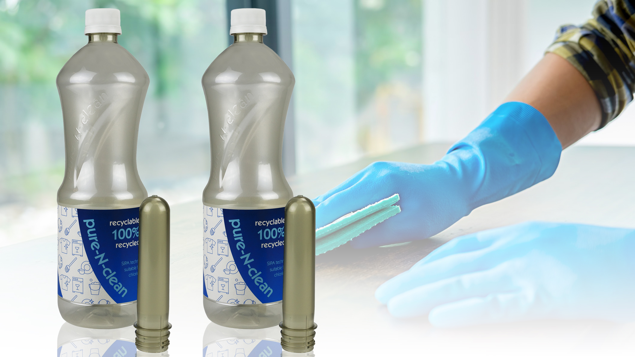 A unique bleach container: double preform by SIPA